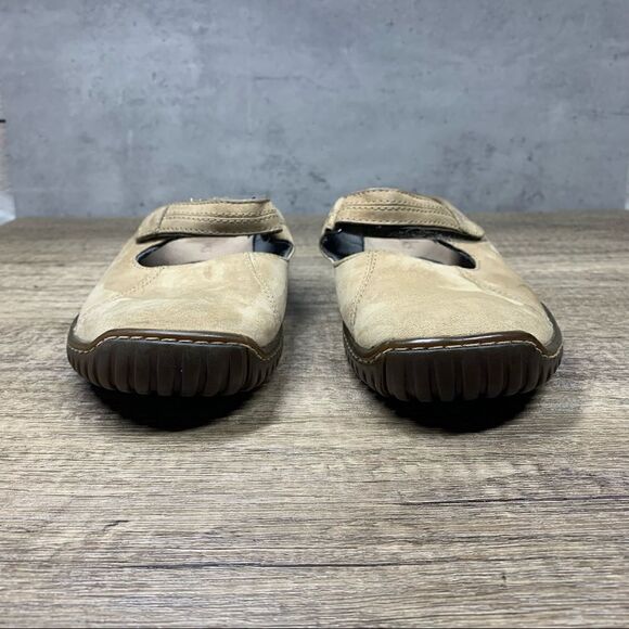 Clarks 32400 Tan Leather Mary Jane Mules Wm's 8M - Picture 4 of 10